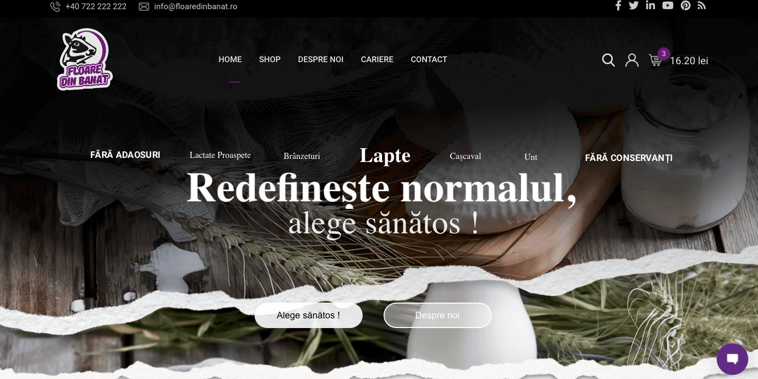 floare din banat storefront
